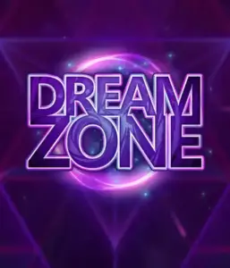 Immerse yourself in the mesmerizing world of the Dream Zone game by ELK Studios, featuring a brilliant purple and blue cosmic backdrop with the futuristic logo glowing brightly. This image captures a dream-like atmosphere, perfect for players who love sci-fi, offering a unique adventure.